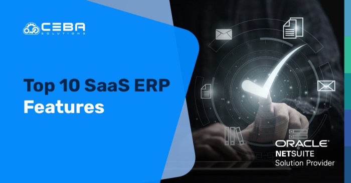 Saas erp software